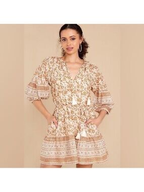 Cleobella Rosy Mini Dress Size Small